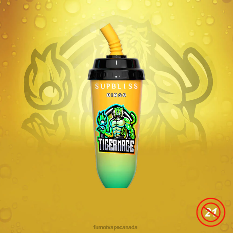 Fumot Supbliss Bingo 8D68N401 8000 Disposable Vape Pod Device - 16ML (1 Piece) Lychee Cola Fumot vape Canada