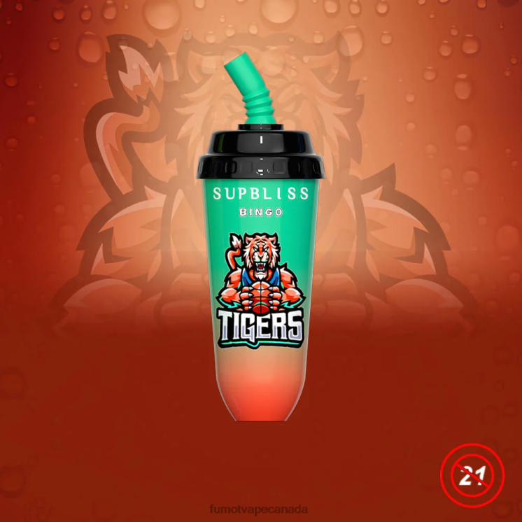 Fumot Supbliss Bingo 8D68N401 8000 Disposable Vape Pod Device - 16ML (1 Piece) Lychee Cola Fumot vape Canada