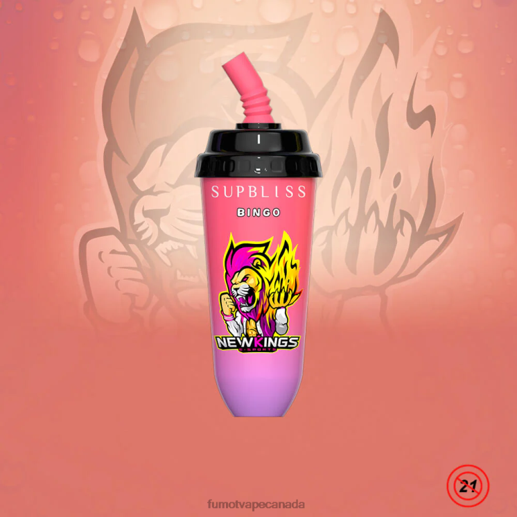 Fumot Supbliss Bingo 8D68N408 16ML 8000 Disposable Vape Pod Device (1 Piece) Strawberry Ice Cream Fumot disposable vape