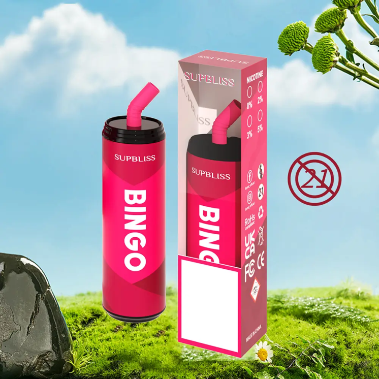 Fumot Supbliss Bingo 8D68N465 9000 Disposable Vape Pen (1 Piece)- 18ML Blueberry Raspberry Fumot shop