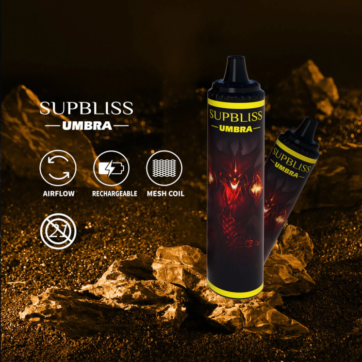 Fumot Supbliss Umbra 8D68N482 10000 (1 Piece) Disposable Vape Pen - 20ML Red Apple Lemon Fumot puffs