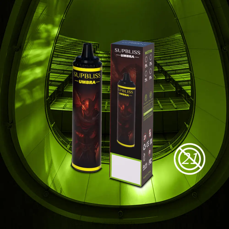 Fumot Supbliss Umbra 8D68N482 10000 (1 Piece) Disposable Vape Pen - 20ML Red Apple Lemon Fumot puffs