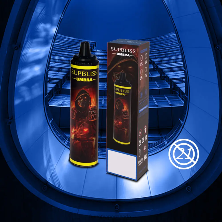 Fumot Supbliss Umbra 8D68N482 10000 (1 Piece) Disposable Vape Pen - 20ML Red Apple Lemon Fumot puffs